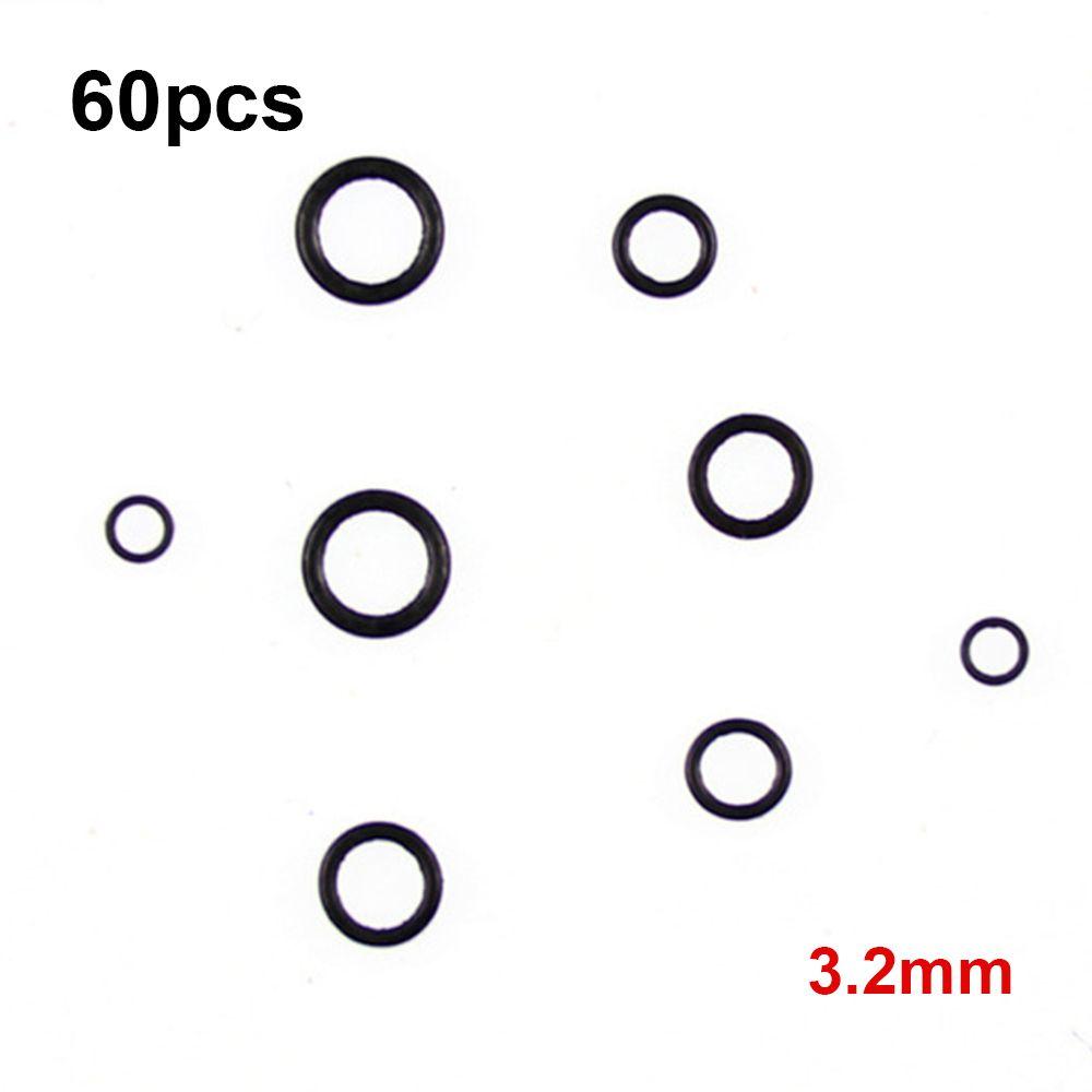4.4mm 5.3mm Metal Carp Fishing O Ring Terminal End Tackle Accessory Tippet Rig Ring Flat Round Matt