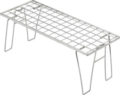 CAMPING MOON T-225A Складная Штабелируемая Сетчатая Стойка из Нержавеющей Стали для Кемпинга, Камина и Использования на Открытом Воздухе