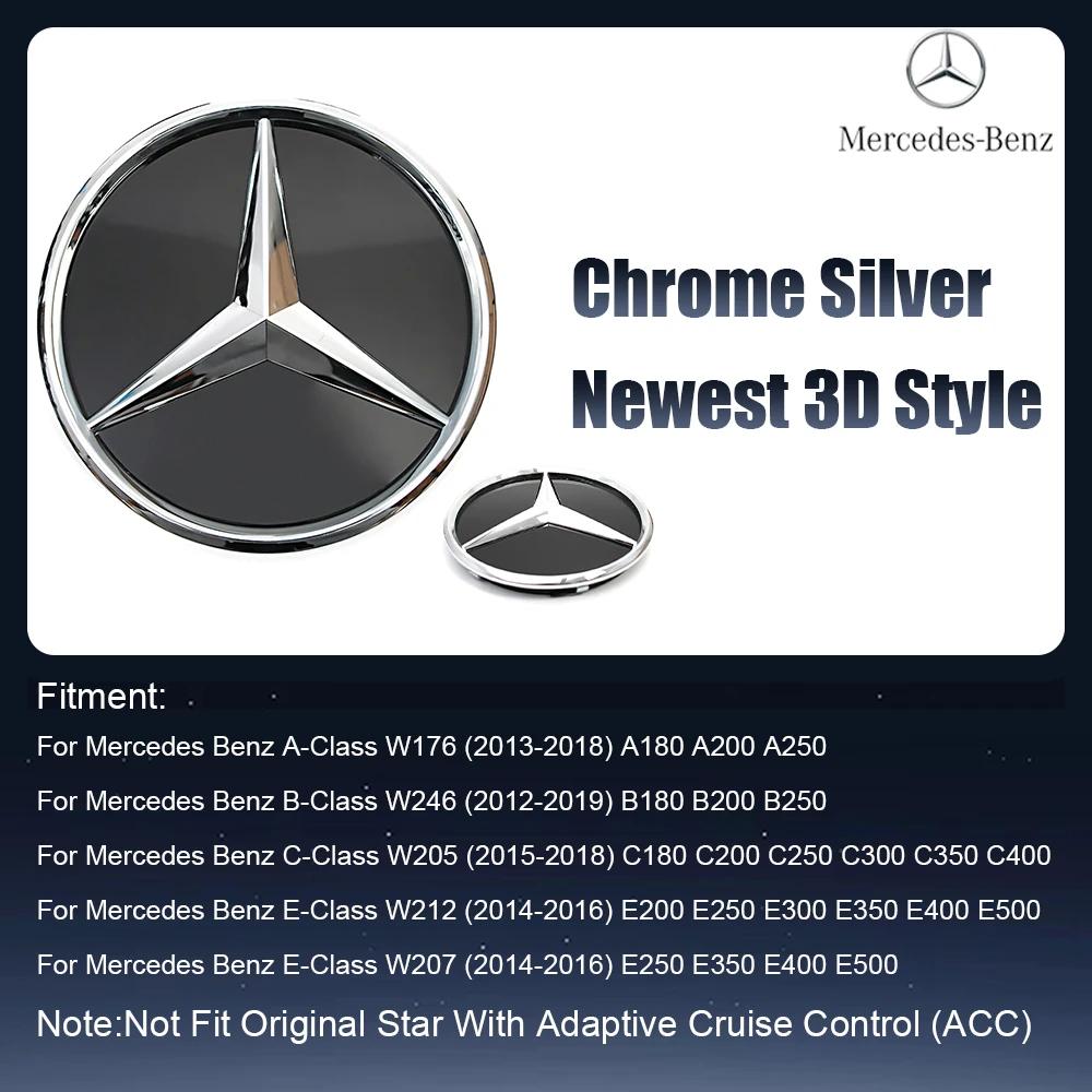 1 шт. Эмблемы-звезды на переднюю решетку для Mercedes Benz W176 W205A B C E S R SL ML GL GLA GLK-Class