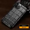 Натуральная матовая кожа крокодила Чехол для телефона для iPhone 17 16 15 13 14 Pro Max 16Pro 15 Plus 17Pro Air Роскошная задняя крышка