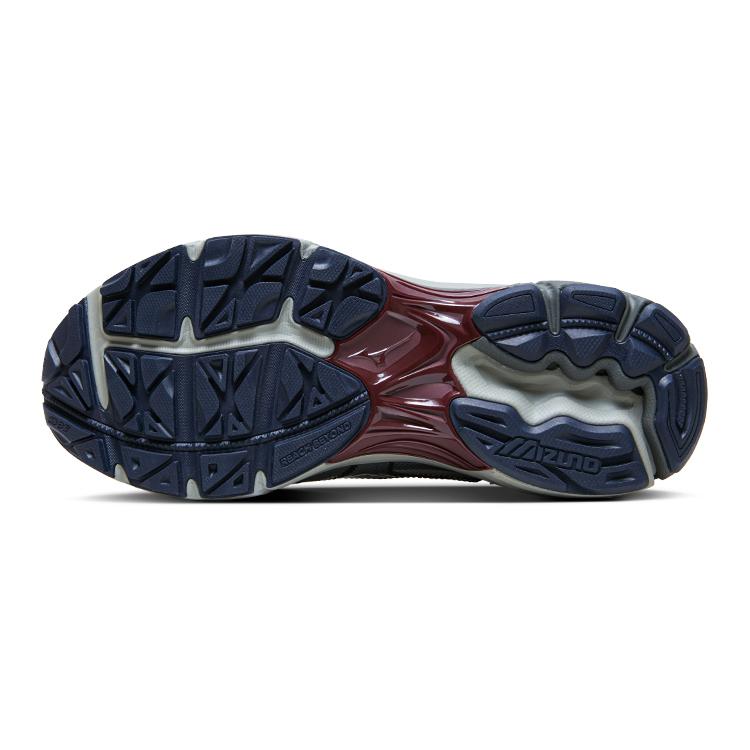 Mizuno Halo Mix Ретро Удобные Нескользящие Прочные Низкие Кроссовки Унисекс Кроссовки Серый Синий D1GH240812