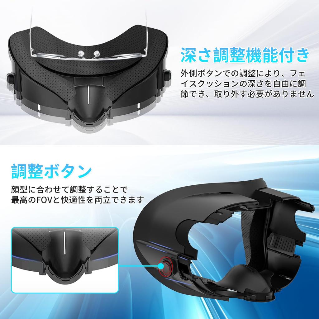 Compatible with Wtimesie Ques 3 Face Cushion Distributes Facial Pressure Ques 3 Face Cover 2 Replacement Face Pads Ques 3 Accessories Interface