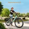 Электрический треккинговый велосипед HillMiles MileCity 250 Вт 26 дюймов, городской электровелосипед 36 В 13 Ач с датчиком крутящего момента