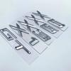 New Small GT X1 X3 X4 X5 X6 X7 ABS Emblem for BMW E36 E39 E70 E90 F10 F30 Car Trunk Nameplate Logo Sticker Chrome Glossy Black