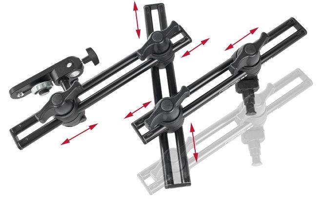 Manfrotto 396B-2 mini arm z mocowaniem aparatu