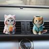 3pcs Long-Lasting Fragrance Car Fragrance Tablets Animal Shape Car Scent Vent Clip Auto Conditioner