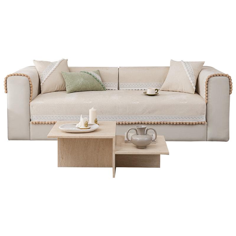 Универсальный нескользящий чехол на подушку для дивана из шенилла - Французская роскошь