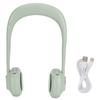 Мини Hands Free Fan USB Зарядка Подвесной шейный вентилятор Охлаждение Регулируемый 3-скоростной WindGreen