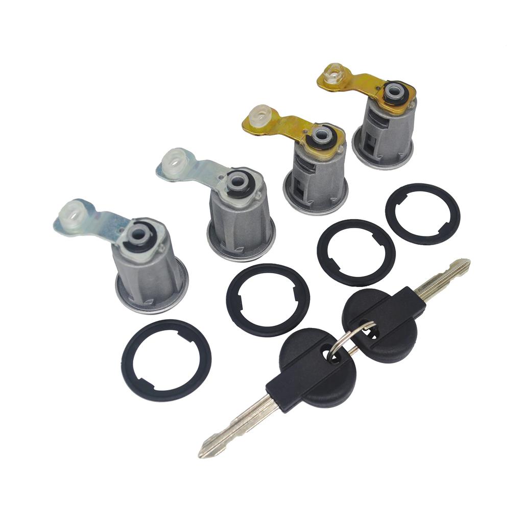 Hight Quality Set of 2/3/4 Door Lock 2 Keys Barrel Set Compatible 9170.G3 9170.CW 252522 FOR CITROEN Berlingo Xsara PEUGEOT