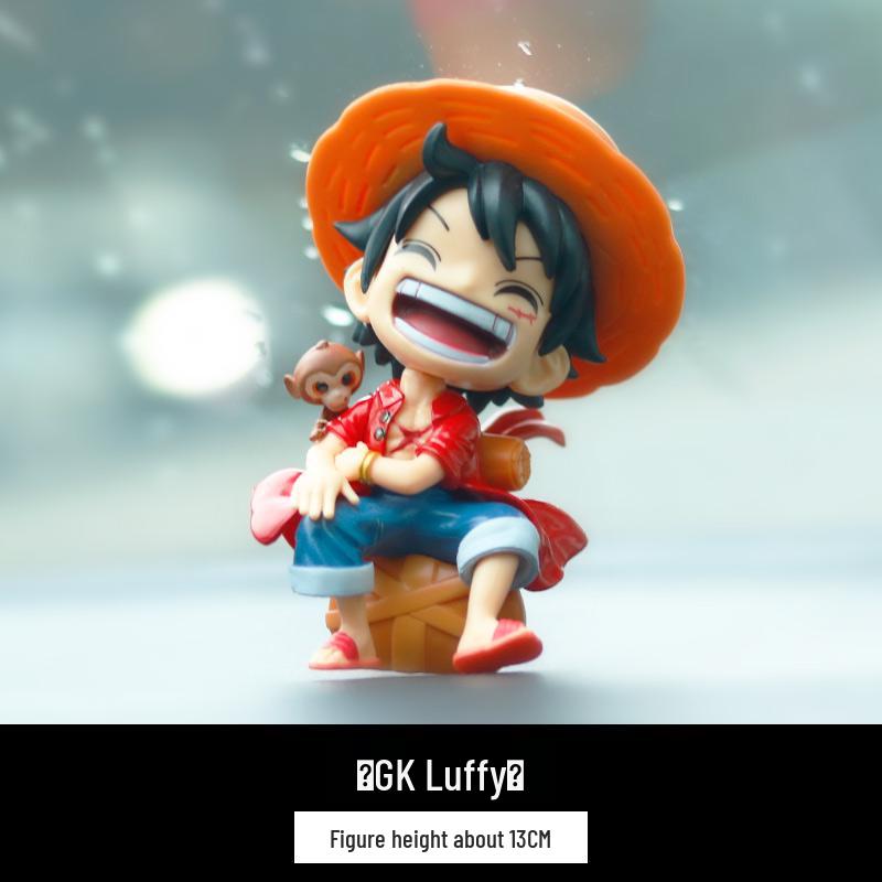 Аниме One Piece Украшение на центральную консоль автомобиля с Луффи и Зоро - Аксессуар для украшения интерьера.