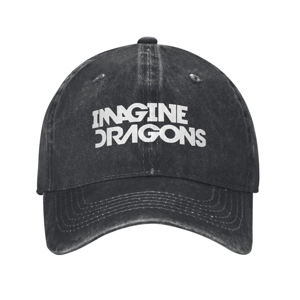 Vintage Imagine Dragons Loom Album Baseball Caps for Men Women Distressed Denim Snapback Hat Band Music Outdoor Adjustable Hats