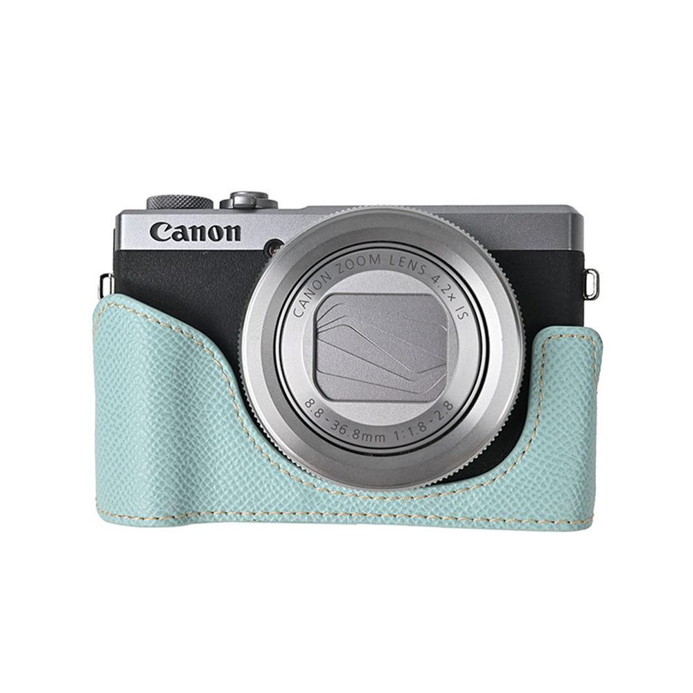 Получехол из ПУ кожи для камеры G7X2 для Canon G7X II III Mark II III G7X2 G7X3 с отверстием для батареи, нижняя крышка