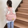 Cute Korean Style Kids Backpack With Colorful Design Nylon And Gender Neutral