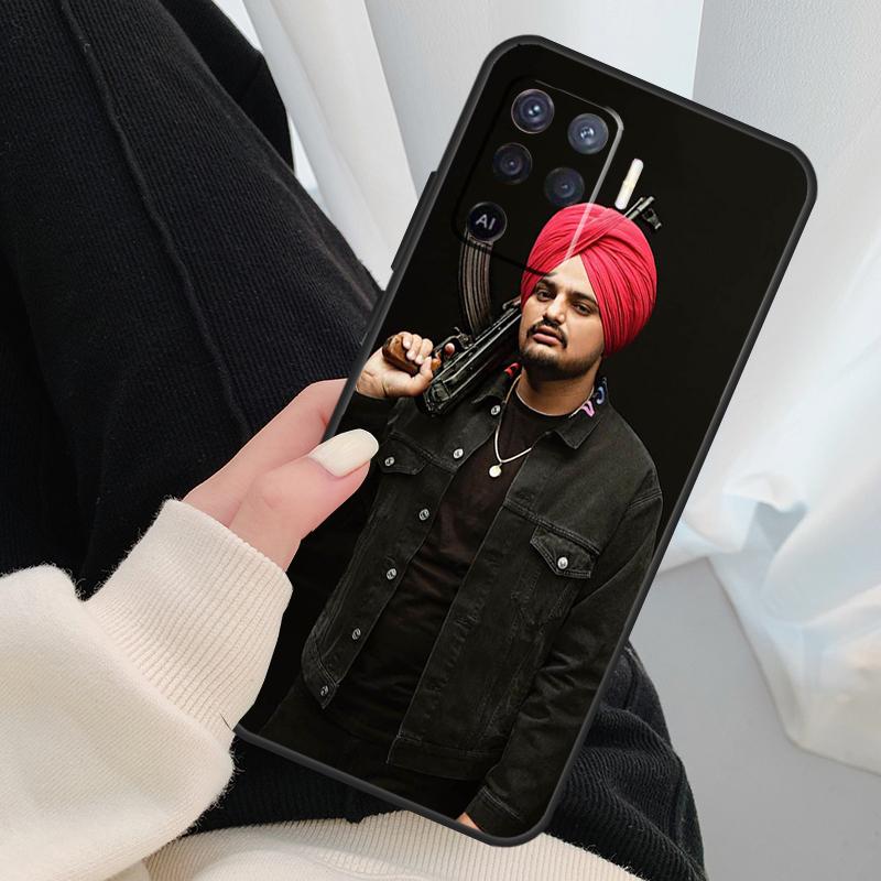 Indian Rapper Sidhu Moose Wala Case For Oppo A54 A74 A94 A18 A57 A17 A77 A38 A58 A78 A98 A80 A60 A40 A96 A76 A16 A15 A5 Pro