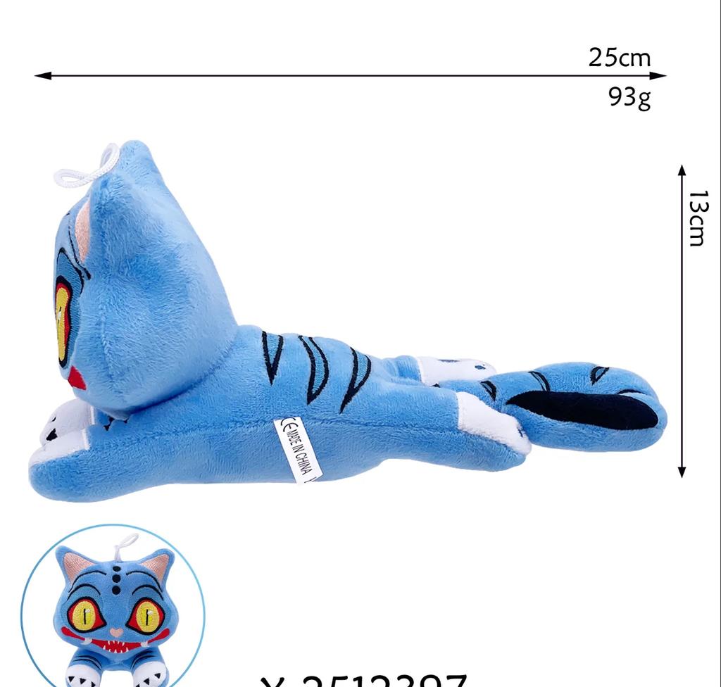 Новинка& Аниме K-pop Плюшевый Милый Фиолетовый Тигр Черная Шляпа Сорока с 3 Глазами Кукла Монстр Хант Женская Группа для Поклонников Подарки