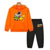 Stumble Guys 2pcs Hooded Sets Autumn Sweatshirt Casual Boy Girl Pullover+pants Fleece Jacket Anime Hoodie Kids Boutique Clothes