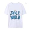 Мужской и женский рэппер Juice Wrld Хлопковая футболка городская модная хлопковая футболка Популярная хип-хоп хлопковая футболка