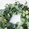 American Spring Large Simulation Garland Door Accessories Sweetheart Eucalyptus Garland Eucalyptus Leaf Wedding Pendant Door Ring
