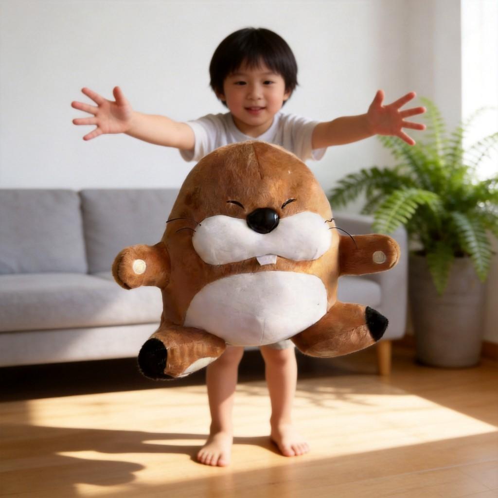 Monty Mole Plush Toy Soft Short Pile Animal Game Collectible For Kids And Fans