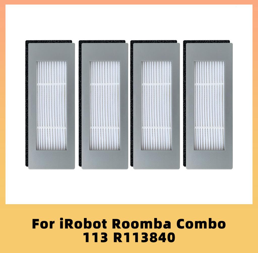 Запасные части для робота-пылесоса iRobot Roomba Combo R113840, сменная основная щетка, боковая щетка, фильтр Hepa, салфетки для швабры