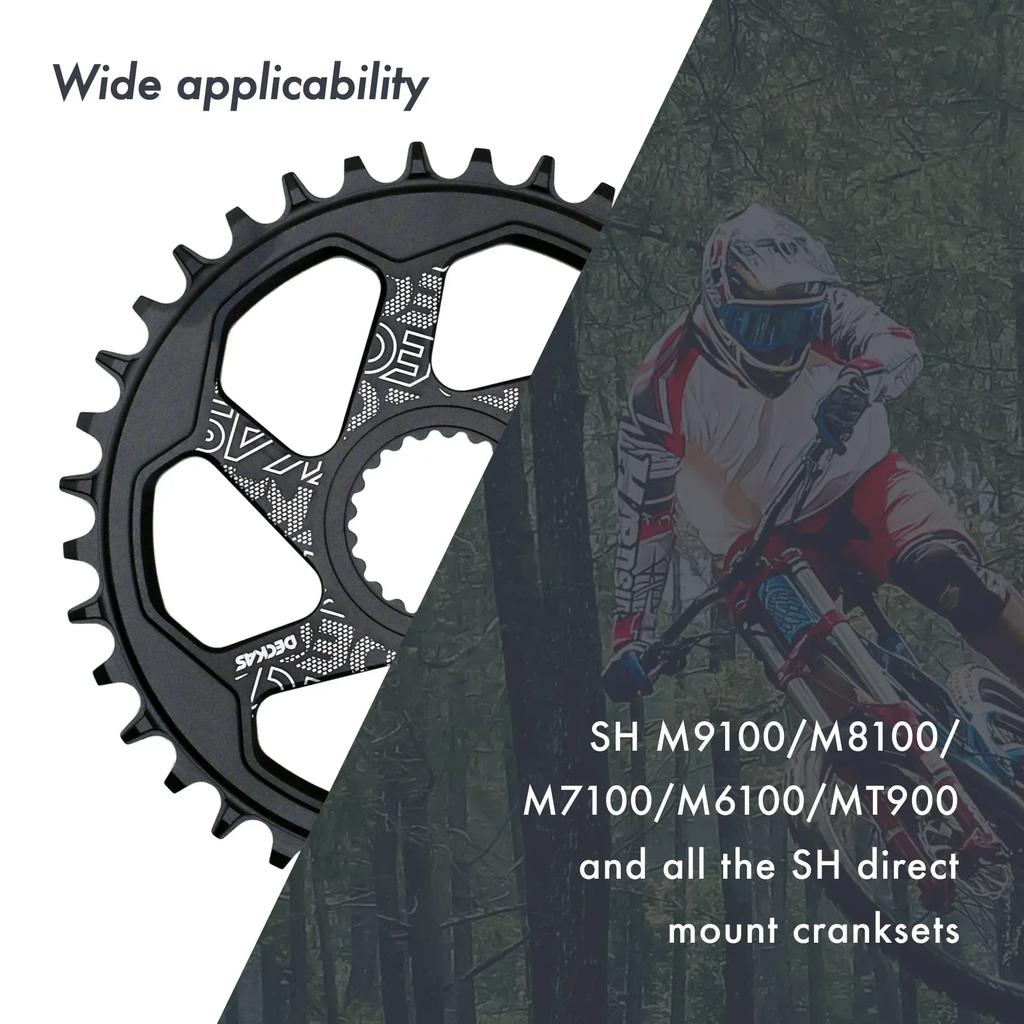 Deckas Chainring Round Oval M9100 M8100 M7100 for Shimano 12s 28 30 32 34 36 38T 12 Speed Direct Mount Mt900 M8100 M7100 M6100
