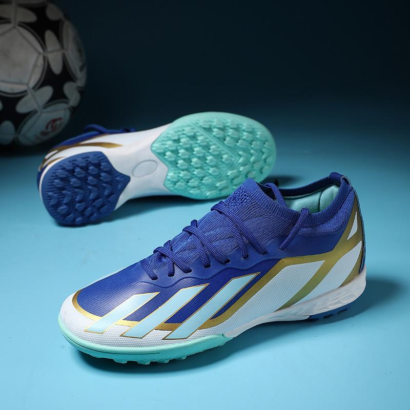 Футбольные бутсы с низким верхом и шипами, мужские и женские больших размеров с длинными шипами, тренировочные бутсы для соревнований на искусственной траве - 2025