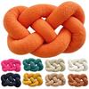 Knitted Knot Pillow Handmade Decorative Throw Pillows Soft Sofa Cushion Home Bedroom Decor Gift for Holidays Parties
