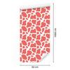 Cow Patches Wallpaper Coral and White, Subtle Detail 50x1000
