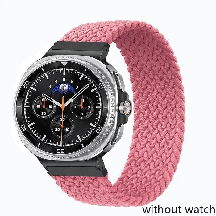 Эластичный плетеный ремешок соло для Samsung Galaxy Watch 8/8 Classic 40 мм 44 мм 46 мм нейлоновый ремешок для Galaxy Watch Ultra(2025) 47мм Брак