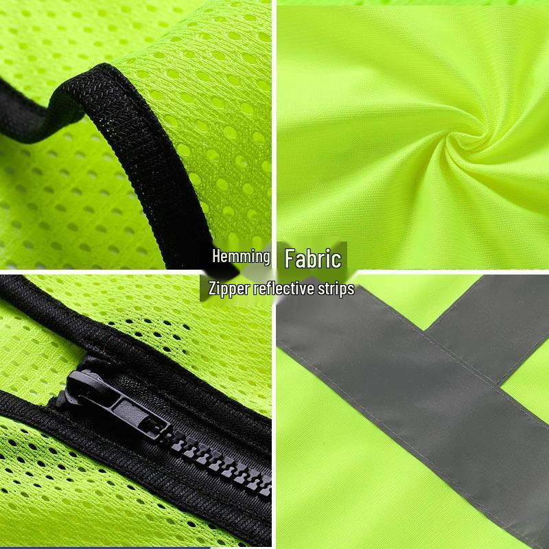 LED Reflective Safety Vest for Construction, Sanitation, and Night Riding