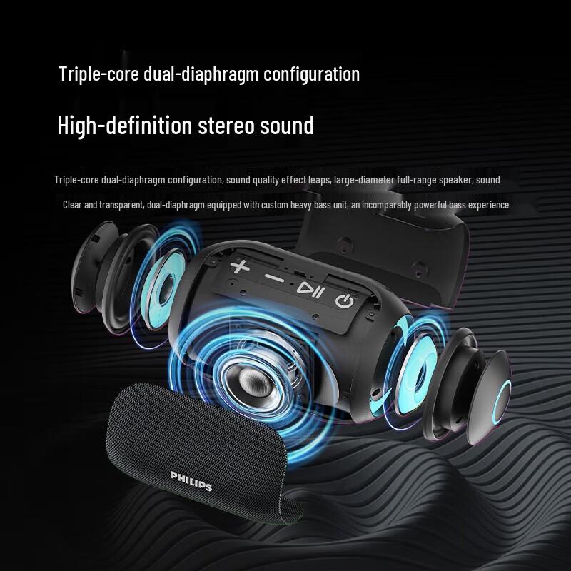 Philips TAS3209 Portable Outdoor Bluetooth Speaker