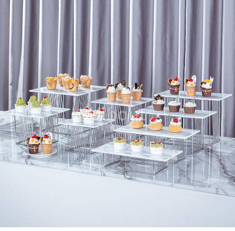 Показать выставка Золотой Блестящий Подставка для торта суши Стенд для закусок керамическая Тарелка Банкетный Декор Свадебный стол для десертов держатель для дисплея