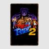 Streets of Rage 2 Retro Classics Game Metal Poster Sign Club  Wall Art Plaque Tin Sign Room Decoration Home Decor
