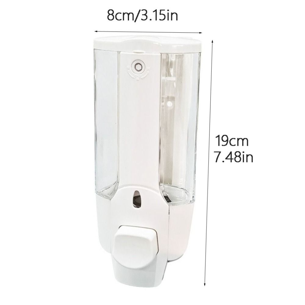 Single Head Lotion Container 350ml Liquid Pump Dispenser Save Space Hand Soap Dispenser  Shampoo