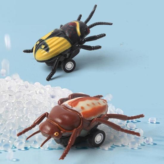 Pull Back Required Realistic Car Toy No Battery Animal Inertial Drive Kids Toddlers Animal Truck Vehicle Toy