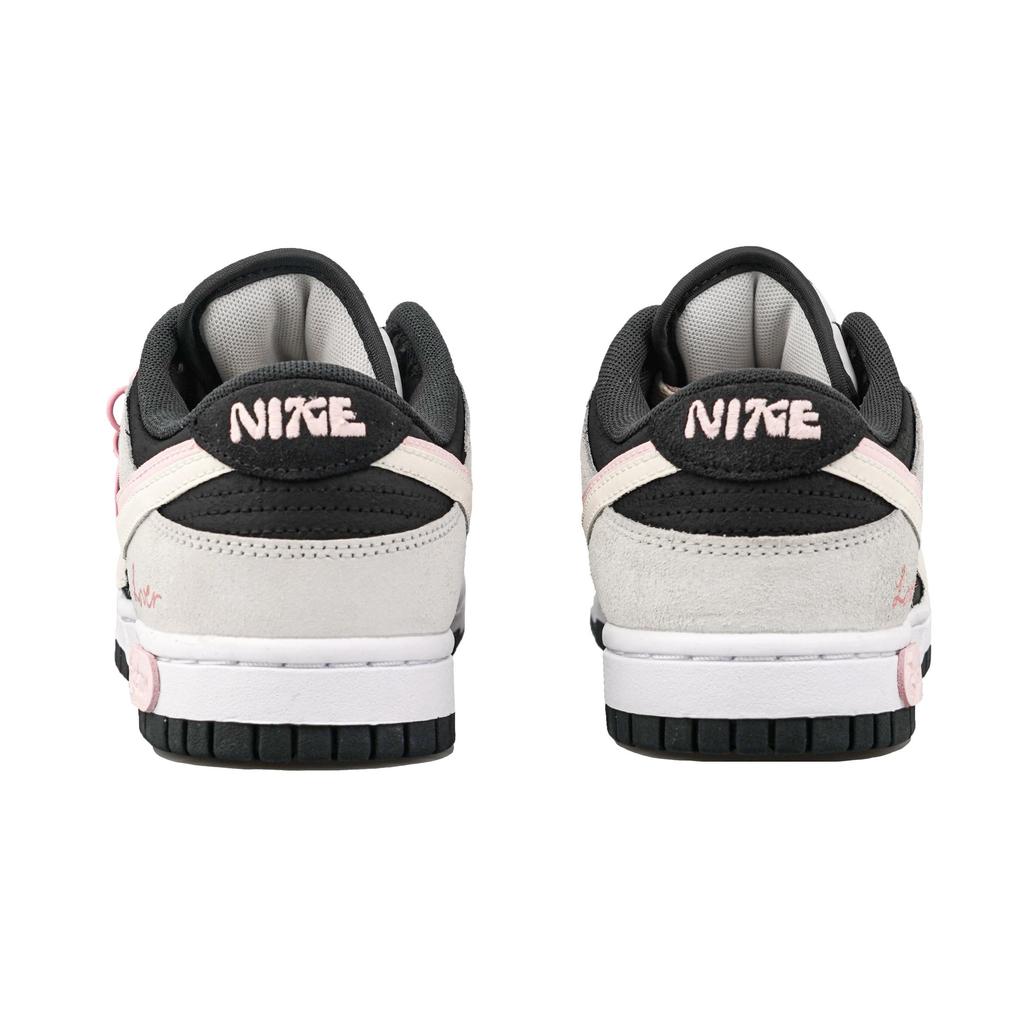 Nike Кеды Dunk Скользкие Устойчивые к истиранию Низкие Скейтбордические Обувь Унисекс Черный Розовый HV1800-101(Team27-S-BOX)