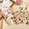 Креативные наклейки Mengmeng Black Meow, Материалы для аккаунта кошки, Наклейки для DIY