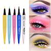 8-цветная ультратонкая сменная кисть, матовая, быстросохнущая, не легко размазываемая цветная подводка для глаз