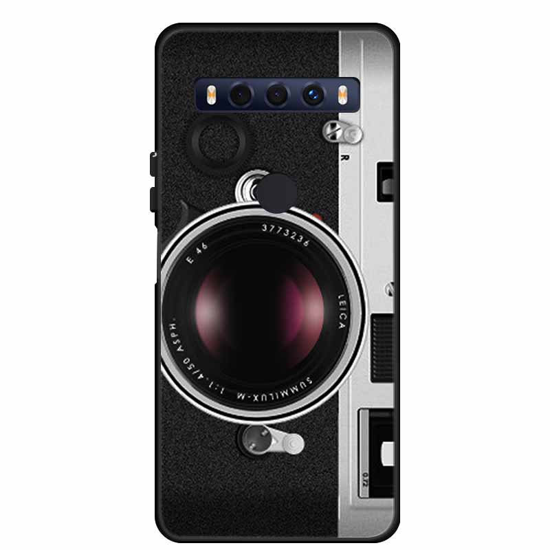 For TCL 10 SE Case Popular Picture Black Silicone Soft Back Cover Case For TCL 10 SE Phone Case Cover 10SE 6.52" Coque Funda Bag