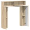 Fireplace Surround Sonoma Oak 102 x 18 x 100.5 cm Wood Composite