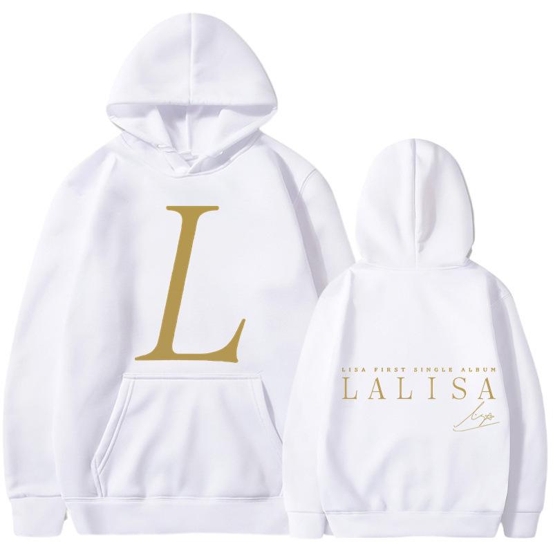 LISA SOLO дебютный альбом LALISA худи для весны, осени и зимы kpop пуловер повседневный свитер
