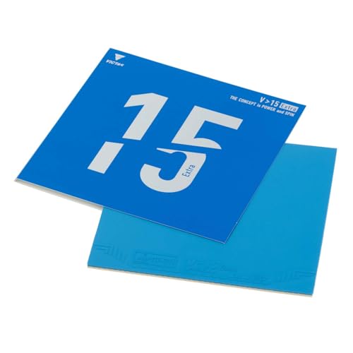 VICTAS Накладка для настольного тенниса V>15 Extra Накатная Высокоэнергетическая Напряженная Атакующая Синяя 2.0 020461