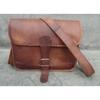 Vintage Leather Messenger Bag Laptop Satchel A4 Handbags Crossbody Shoulder