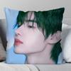 Park Sunghoon Pop Singer Pillow Case Square Pillow Bedroom Sofa Leisure Comfort Cushion Car Living Room Home Decoration 40X40