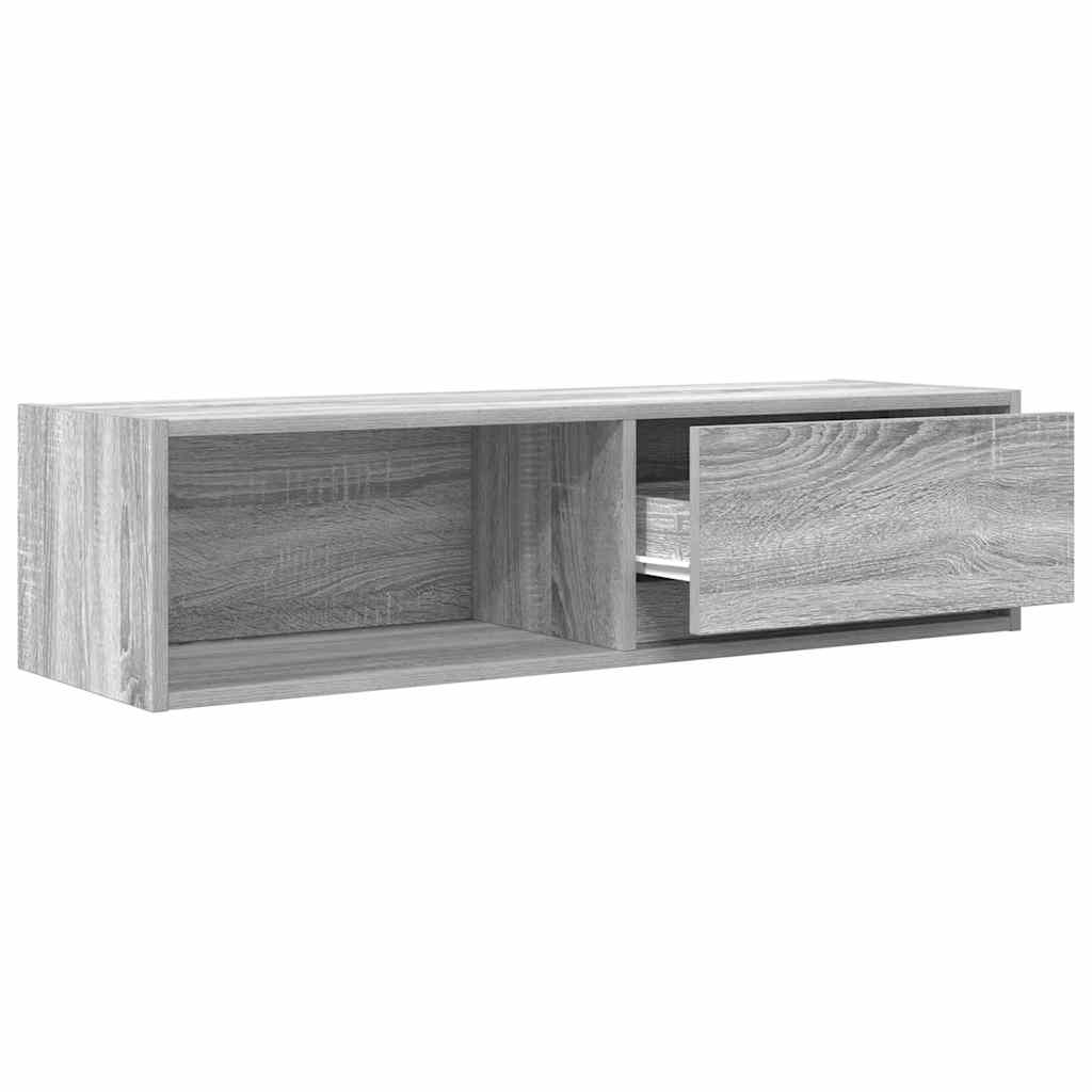 TV Cabinet Gray Sonoma 100 x 31 x 25.5 cm Particleboard