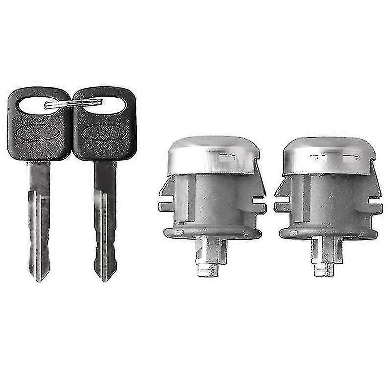 Door Lock Cylinder&key Set For F150 1997-2011 F250 1997-99 F350 Super Duty 1998-2016 7c3z1521990a