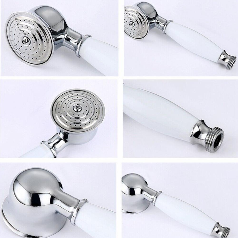 Vintage Handheld Shower Head Replacement Chrome Detachable Bathroom Shower Head