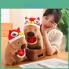 Capybara Toy Plush Holiday Cheer Cartoon Lion Christmas Fortune Wealth Festive