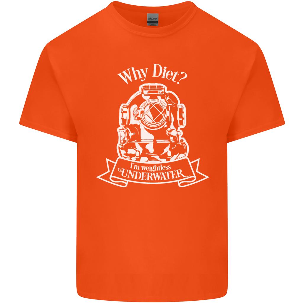 Im Weightless Underwater Scuba Diving Unisexs Light Cotton TShirt