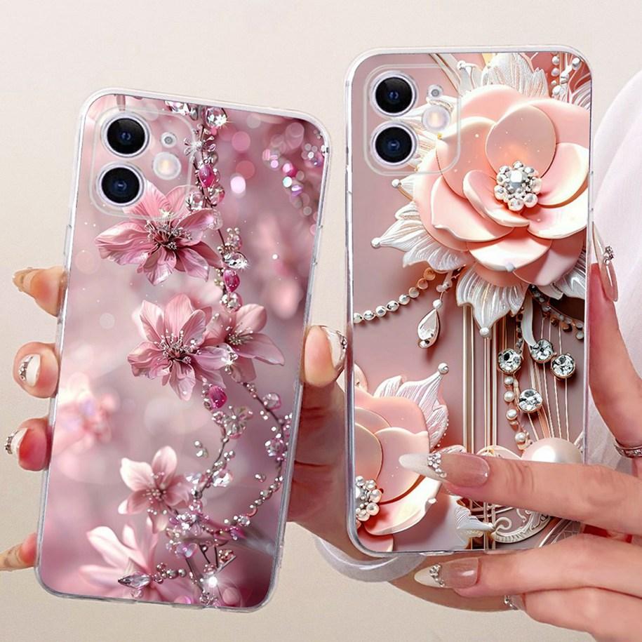 Transparent Case For iPhone 11 Cover New Fashion Flower Butterfly Soft Silicone Slim Bumper For iPhone 11 Pro Max iPhone11 Shell